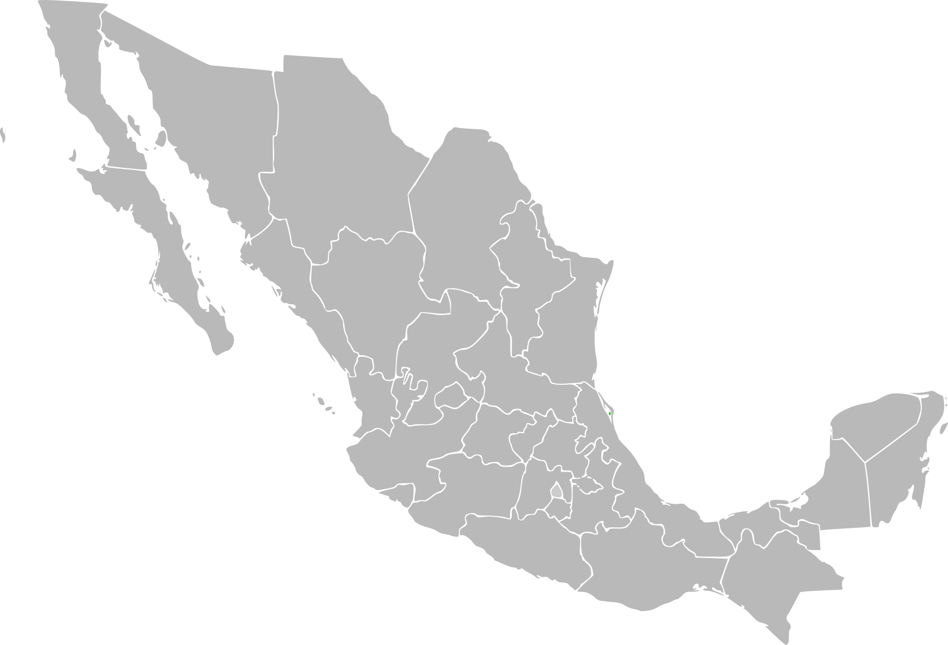 Mapa de México - Cobertura Nacional